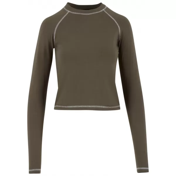  Tricou de damă URBAN CLASSICS TB7730 MĂSLINE 