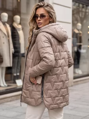 Geaca de dama DSTREET TY5793 CARAMEL