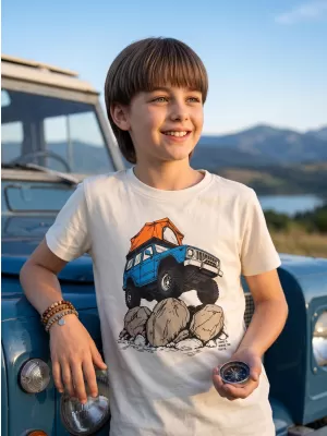 Tricou pentru copii ALPINE PRO ECOMO 4 VARIANTA CREMA PC