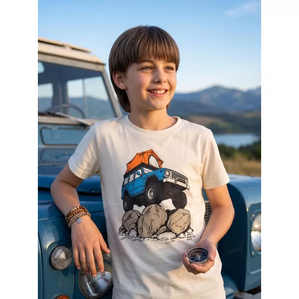  Tricou pentru copii ALPINE PRO ECOMO 4 VARIANTA CREMA PC 