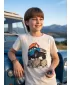 Tricou pentru copii ALPINE PRO ECOMO 4 VARIANTA CREMA PC