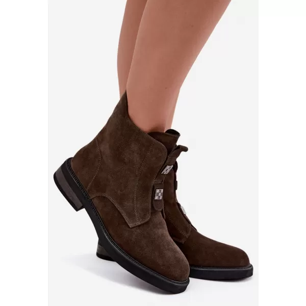  Pantofi de dama D&A CR62-3334 KAKI 