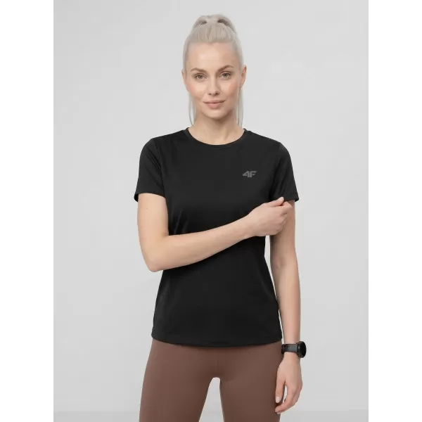  Tricou pentru femei 4F WMM00TTSHF3308 NEGRU ADÂNC 