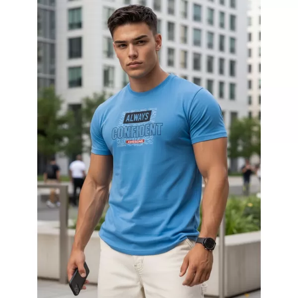  Tricou pentru bărbați DSTREET RX5408 ALBASTRU 