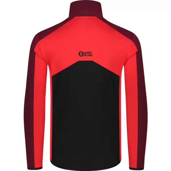  Hanorac powerfleece pentru bărbați NORDBLANC CUSP NBSFM8334 ROŞU 
