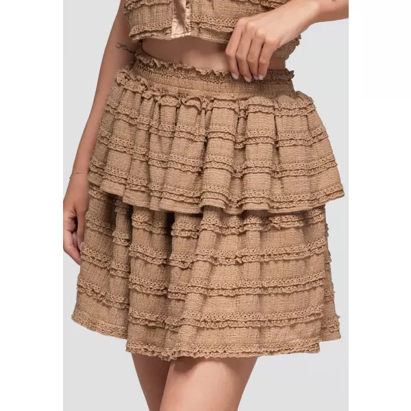  Fusta de dama OMBRE OW-GL-E0014 TAUPE 