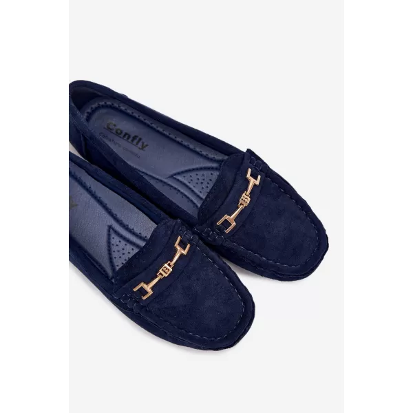  Mocasini de dama BOTO FT247 ALBASTRU MARIN 