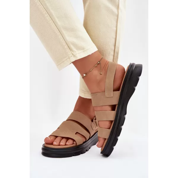  Sandale de dama BIG STAR SHOES TT274482 BEJ 