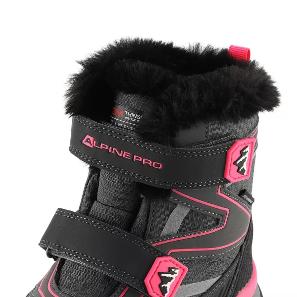  Pantofi de iarna pentru copii ALPINE PRO ERABO STRĂLUCIRE ROZ 