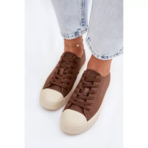  Adidași de damă BIG STAR SHOES TT274123 MARO/BEJ 