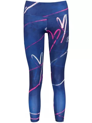 Jambiere lungi premium pentru femei (dimensiuni noi) ALTISPORT VOJ/ALW082LEG05 ALBASTRU ÎNCHIS