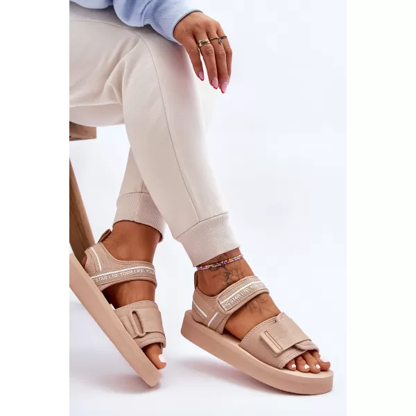  Sandale de dama BIG STAR SHOES LL274787 BEJ 