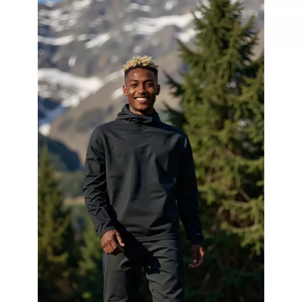  Hanorac pentru bărbați cu uscare rapidă ALPINE PRO ROLT 2 NEGRU 
