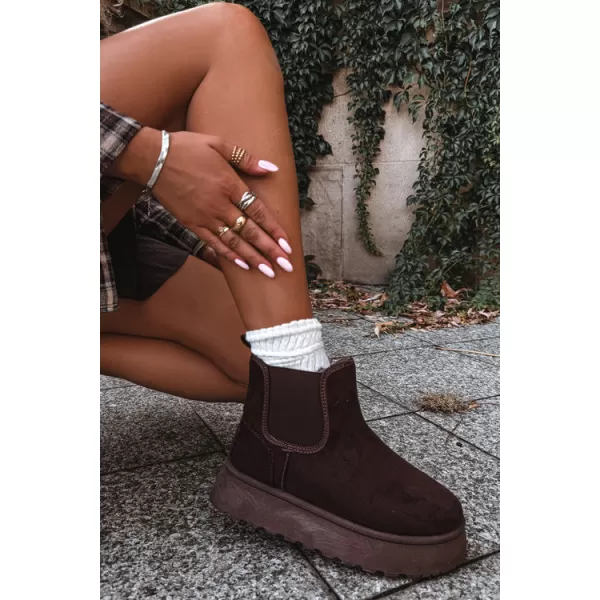  Pantofi de dama BIG STAR SHOES UU274174 UMBRE MARO/BEJ 
