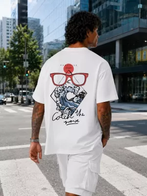 Tricou pentru bărbați DSTREET NX4011R-WH-O ALB
