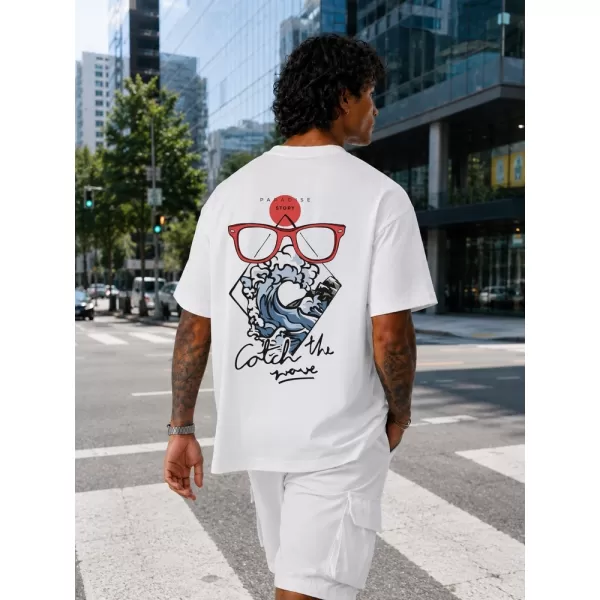  Tricou pentru bărbați DSTREET NX4011R-WH-O ALB 