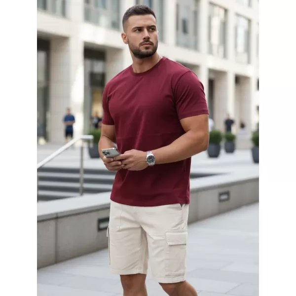  Tricou pentru bărbați DSTREET RX5677 CLARET 