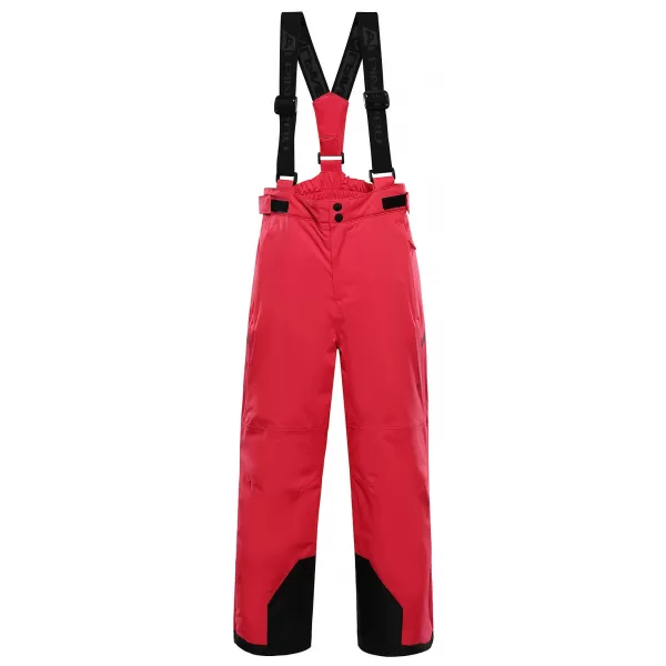  Pantaloni de schi pentru copii ALPINE PRO EDESO 3 ZMEURĂ 