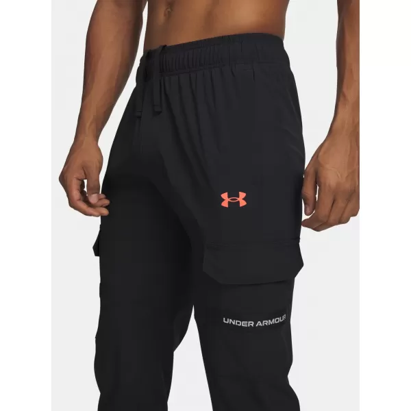  Pantaloni sport pentru bărbați UNDER ARMOUR TECH UTILITY WOVEN PANT 6004966-003 NEGRU 