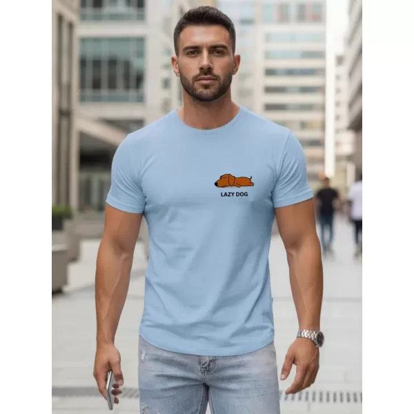  Tricou pentru bărbați DSTREET NX5096R-SK ALBASTRU DESCHIS 