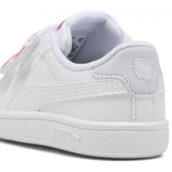  Adidași pentru copii PUMA SMASH 3.0 BADGES V INF 397287-07 PUMA ALB/TRANDAFIR MAGIC 