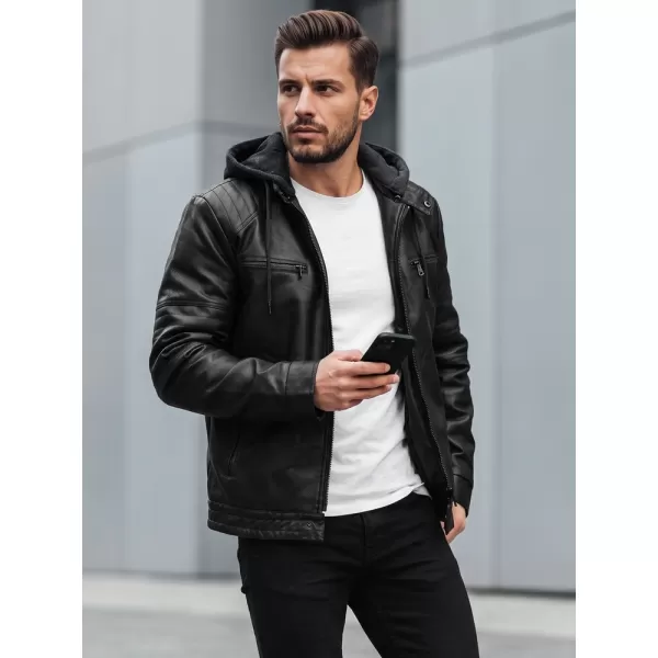  Jachetă pentru bărbați DSTREET TX5145 NEGRU 