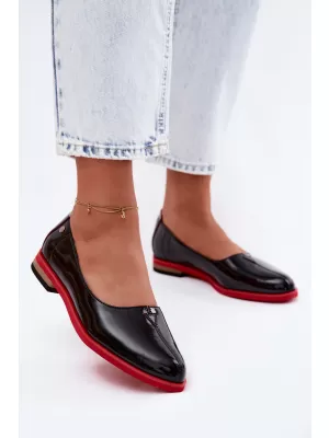 Balerini de dama MACIEJKA K7463-01/00-1 NEGRU