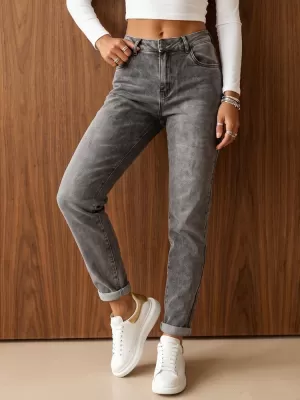 Pantaloni de dama DSTREET UY3247 GRI ÎNCHIS