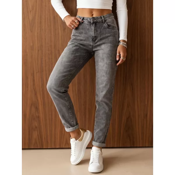  Pantaloni de dama DSTREET UY3247 GRI ÎNCHIS 