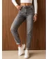 Pantaloni de dama DSTREET UY3247 GRI ÎNCHIS