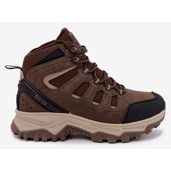  Pantofi pentru bărbați BIG STAR SHOES UU174316 UMBRE MARO/BEJ 