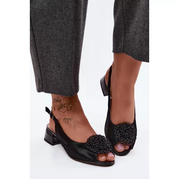  Sandale de dama D&A CR61-3030 NEGRU 