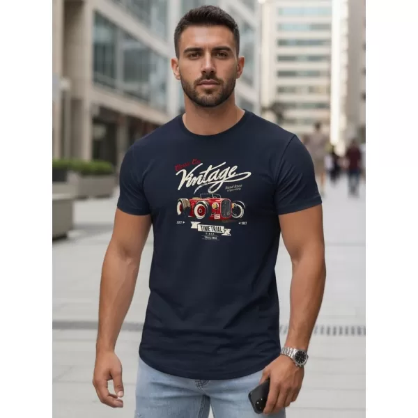  Tricou pentru bărbați DSTREET NX5094R-NY ALBASTRU ÎNCHIS 