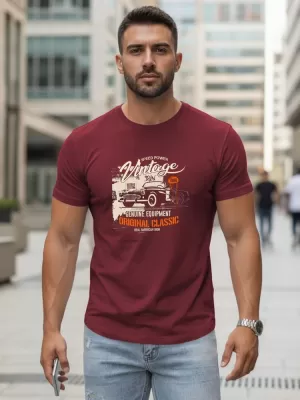 Tricou pentru bărbați DSTREET NX5082R CLARET