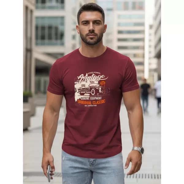  Tricou pentru bărbați DSTREET NX5082R CLARET 