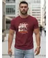 Tricou pentru bărbați DSTREET NX5082R CLARET