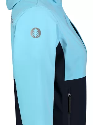 Jachetă softshell pentru femei NORDBLANC BLINK NBSSL8320 ALBASTRU DESCHIS