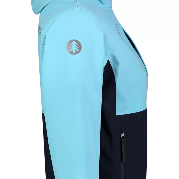  Jachetă softshell pentru femei NORDBLANC BLINK NBSSL8320 ALBASTRU DESCHIS 