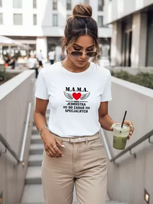 Tricou de damă DSTREET NX5026RY-WH ALB