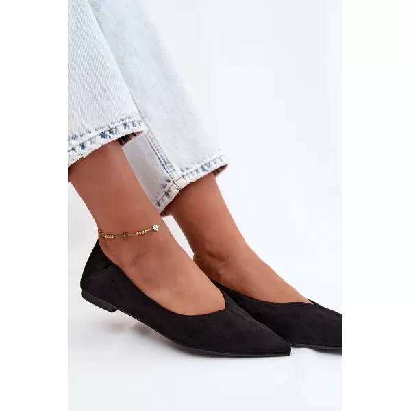  Balerini de dama BOTO JH597 NEGRU 