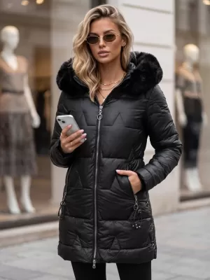 Geaca de dama DSTREET TY5738 NEGRU