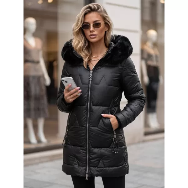  Geaca de dama DSTREET TY5738 NEGRU 
