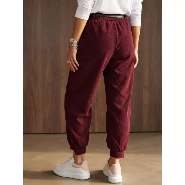  Pantaloni de dama DSTREET UY3173 BURGUNDIA 