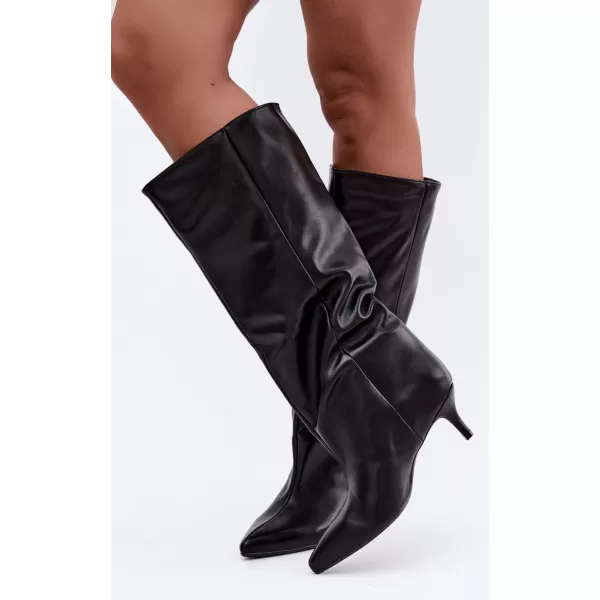  Cizme de dama BOTO 7375/RB175P NEGRU 