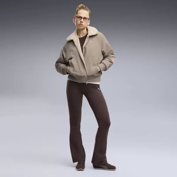  Jambiere de damă PUMA ESS HIGH-WAIST FLARED LEGGINGS 63154233 FONDUE DE CIOCOLATĂ 