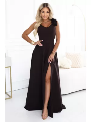 Rochie NUMOCO 643-10 MARO CIOCOLATA