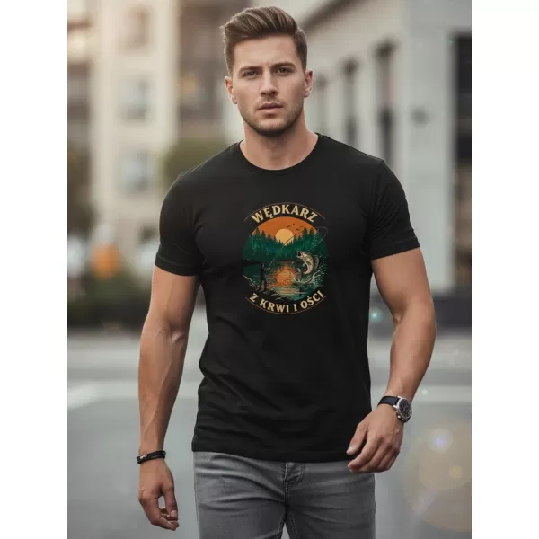  Tricou pentru bărbați DSTREET NX0110R-BK NEGRU 