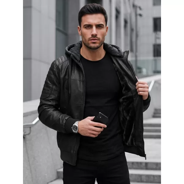  Jachetă pentru bărbați DSTREET TX5141 NEGRU 