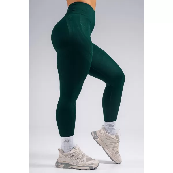  Jambiere extra push-up cu talie înaltă NEBBIA PRIMAL 850 VERDE ÎNCHIS 