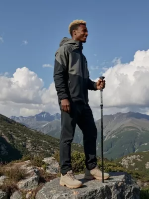 Jachetă de exterior pentru bărbați ALPINE PRO TEMUN NEGRU